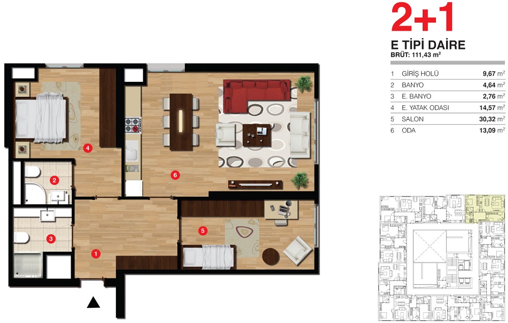 2+1 - B Tipi